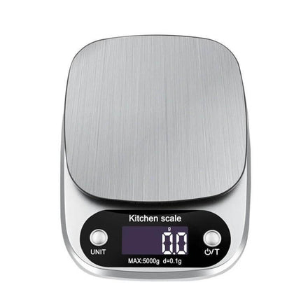 Small Multifunction Kitchen Scale For Home Baking, 3kg 0.1g - compact ABS body with stainless steel pan, digital display for precise baking measurements