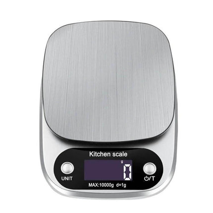 Small Multifunction Kitchen Scale For Home Baking, 3kg 0.1g - compact ABS body with stainless steel pan, digital display, unit conversion for precise baking