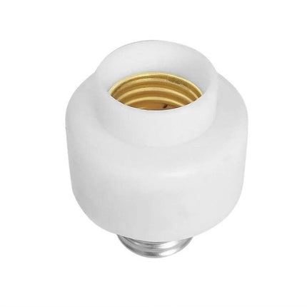 Smart Light Bulb Adapter With WiFi App Control For Home Lighting — white E26 to E27 smart bulb adapter compatible with Tuya app