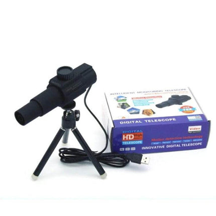 Smart USB Microscope for Live Viewing and Home Use compact USB monocular on mini tripod for coin, insect, electronics inspection and educational demos