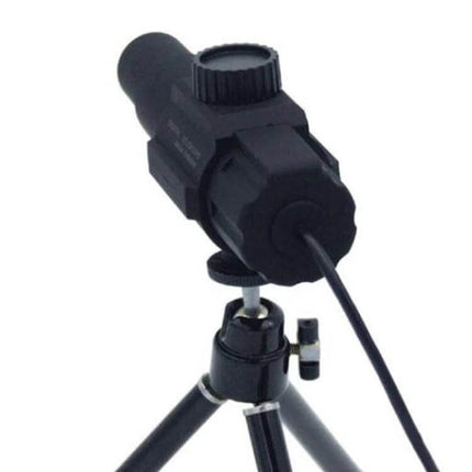 Smart USB Microscope for Live Viewing and Home Use compact monocular on tripod with USB cable for macro inspection and DIY recording
