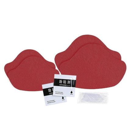 Sneaker Heel Protectors Self Adhesive For Everyday Wear red microfiber leather heel shields with adhesive packs