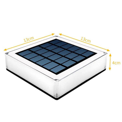 Solar Column Head Lamp For Yard, Waterproof Outdoor Lighting solar panel garden path light 13x13x4cm weatherproof