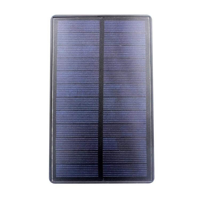 Solar Panel Charger Waterproof For Hunting Trail Cameras - rugged ABS shell with built-in 1800mAh battery for remote trail camera power