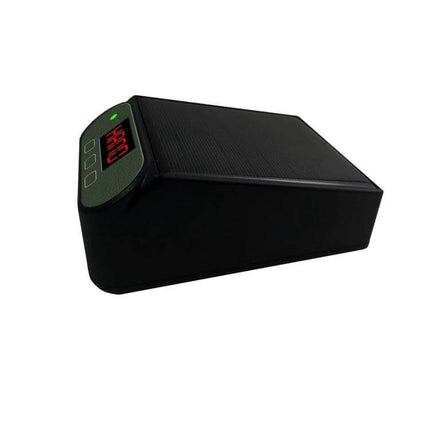 Watering Device For Plants Solar Powered Home Garden compact black solar-powered irrigation unit with digital display for potted plants