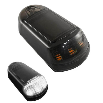 Solar-Powered Roof Warning Light - Yellow For Trucks solar-powered yellow roof beacon for trucks, waterproof, self-contained, no wiring, fleet use
