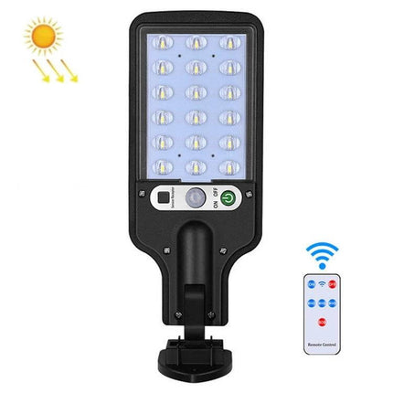 Solar Motion Sensor Garden Light For Pathways And Yards - black LED solar street lamp with PIR sensor and remote control for walkways and yards