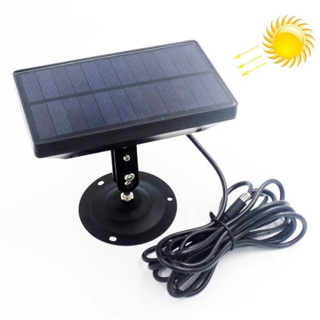 Solar Panel Charger Waterproof For Hunting Trail Cameras – waterproof ABS solar charger with 1800mAh battery for remote trail camera power
