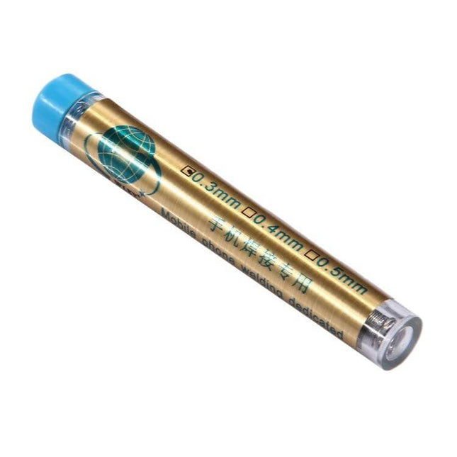 Solder Wire Flux 0.3mm For PCB Soldering Tin Lead 10 Pcs - tube of 0.3mm flux-core solder wire for PCB repairs and assembly