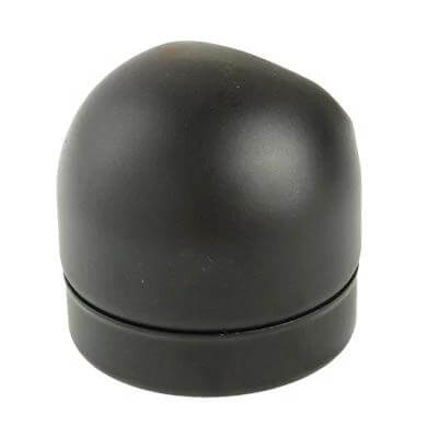 Soldering Iron Tip Cleaner With Cleaning Wire And Base black compact dome-shaped base for electronics soldering tip maintenance