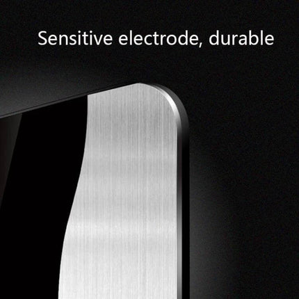 SONGYING Smart Body Fat Scale 260x260mm Battery For Daily Use - closeup of tempered glass corner and durable sensitive electrode design