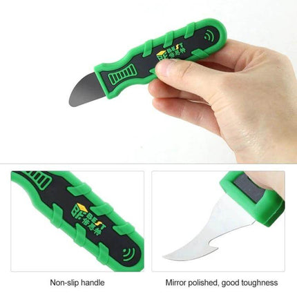 Cell Phone Repair Spudger Tool Plastic Pry For Opening Smartphones - green ABS non-slip handle spudger for phone tablet repairs