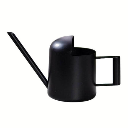 Stainless Steel Watering Can 300ml For Plants With Long Spout - compact black rust-resistant long-spout watering can for indoor plants