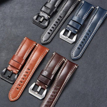 Stainless Steel Brushed Pin Buckle Watch Accessory, 3-Piece Set, 18 to 24mm leather straps with brushed 304 stainless steel buckles