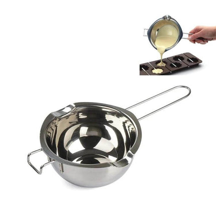 Stainless Steel Chocolate Melting Pot For DIY Baking compact double boiler liner for melting chocolate butter and caramel