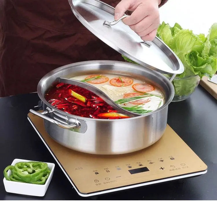 Stainless Steel Extra Thick Hot Pot Thickened Bottom Pot 