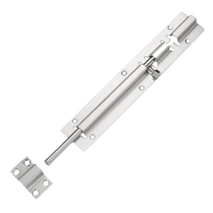 Stainless Steel Latch Door Bolt For Bathroom And Window - 2 To 12 Inch, brushed finish bolt for interior doors and small windows