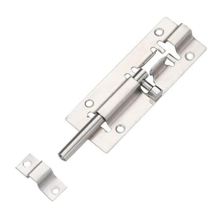 Stainless Steel Latch Door Bolt For Bathroom And Window - 2 To 12 Inch, brushed stainless finish bolt for doors and small windows