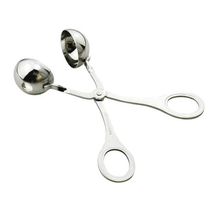 Stainless Steel Meatball Maker Clip For Easy Home Meals - polished stainless scoop clip for uniform meatballs, durable food-safe kitchen tool