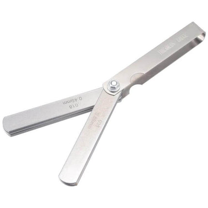 Stainless Steel Range Finder Feeler Set for Woodworking compact 32-piece feeler gauge for precise gap measurement and blade/jig setup