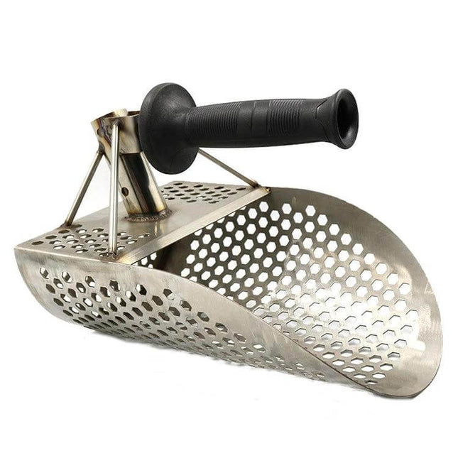 Stainless Steel Sand Shovel For Gold Panning And Beach Exploration – 304 stainless scoop with ergonomic handle for beach, panning, and light underwater use