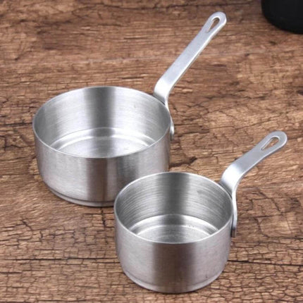 Stainless Steel Sauce Handle Mini Pot Size S For Everyday Cooking - compact matt glaze stainless steel small saucepan 9.5x5.3x5cm
