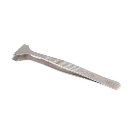 Stainless Steel Wafer Tweezers for Silicon Wafers, Everyday Use — durable thick stainless steel tweezers for safe wafer handling in labs and cleanrooms