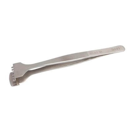 Stainless Steel Wafer Tweezers for Silicon Wafers, Everyday Use - thick stainless steel tweezer for safe repeatable handling in cleanrooms and labs