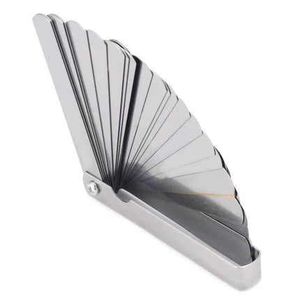 Stainless Steel Range Finder Feeler Set for Woodworking compact 32-piece stainless feeler gauge kit for precise gap measurement