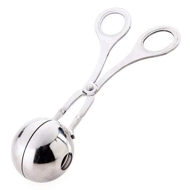 Stainless Steel Meatball Maker Clip For Easy Home Meals - mirror-polished stainless steel scooping clip for uniform meatballs