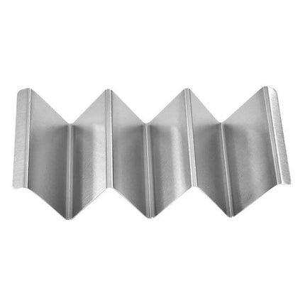 Stainless Steel Pancake Rack With Cup For Breakfast Buffet Serving - 430 stainless steel upright pancake holder with integrated topping cup