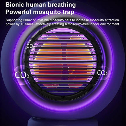 Star People Mosquito Killer Lamp USB C Rechargeable compact USB-C mosquito trap with 365nm nano light and dual-action suction for indoor use