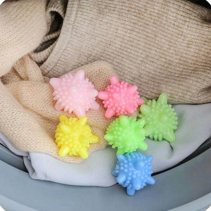 Starfish Laundry Cleaning Ball Anti Winding Decontamination 5 Pack - colorful starfish laundry balls reducing tangles and aiding cleaning