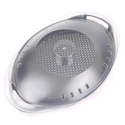 Steaming Pan Cover For Thermomix Everyday Kitchen Use - two-piece clear steaming lid for TM5 TM6 TM31, vents preserve color and texture during cooking