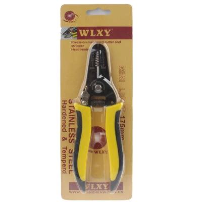 Stripping Pliers 18 cm For Wire Cutting And Stripping – compact yellow-handled wire stripper with high carbon steel jaws for electricians and DIYers