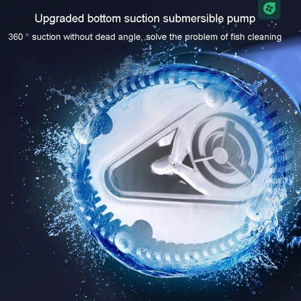 Submersible Aquarium Pump for Water Circulation in Tanks – compact 10W 600L/h bottom-suction pump for freshwater or seawater aquariums and fountains