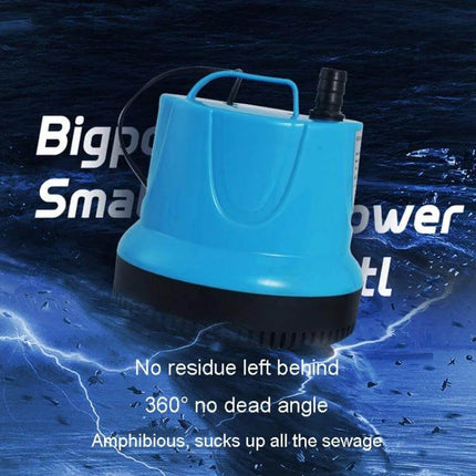 Submersible Aquarium Pump for Water Circulation in Tanks - compact 10W 600L/h ABS submersible pump for small to medium freshwater or seawater aquariums and fountains
