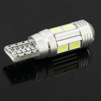 T10 White LED Bulb for Vehicle Turn Signals and Tail Lights - compact white LED replacement for turn signals, side markers, tail and reverse lights