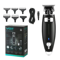 Tondeuse à cheveux portable VGR V-192 5 W USB avec affichage de la puissance de la batterie