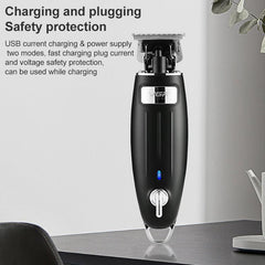 Tondeuse à cheveux portable VGR V-192 5 W USB avec affichage de la puissance de la batterie