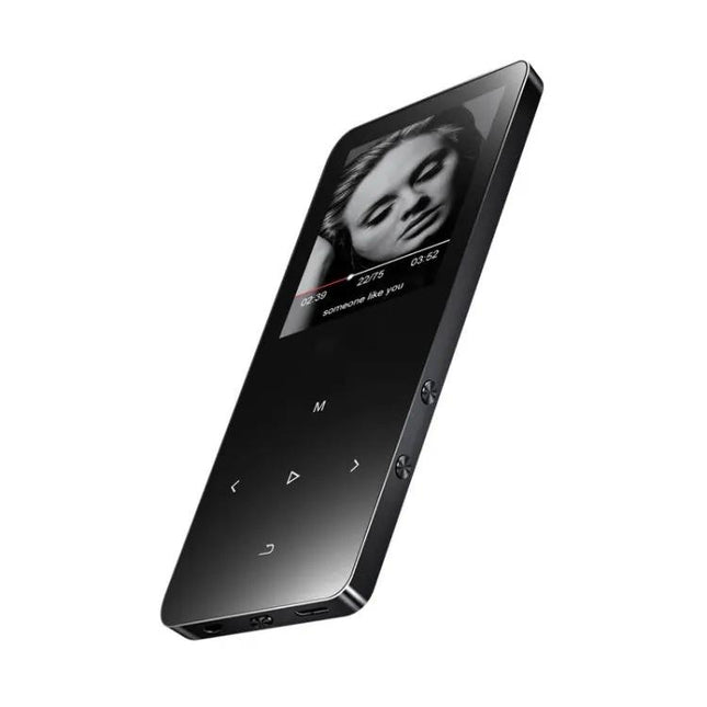Lecteur de musique Bluetooth portable et compact avec écran tactile
