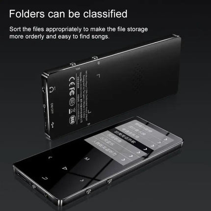 Compact Portable Bluetooth Music Player with Touch Screen Display