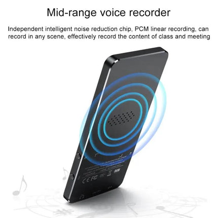 Compact Portable Bluetooth Music Player with Touch Screen Display