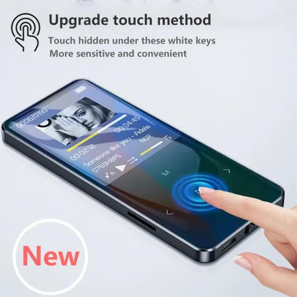 Compact Portable Bluetooth Music Player with Touch Screen Display
