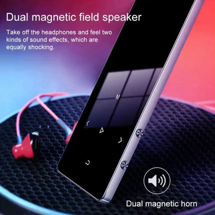 Compact Portable Bluetooth Music Player with Touch Screen Display