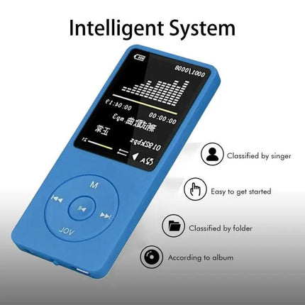 Portable MP3 Player with FM Radio, Games, and 8GB Storage
