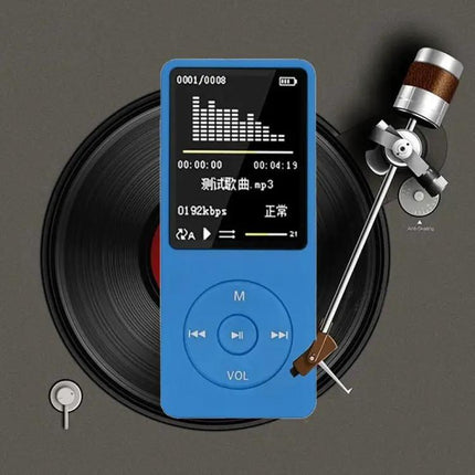 Portable MP3 Player with FM Radio, Games, and 8GB Storage