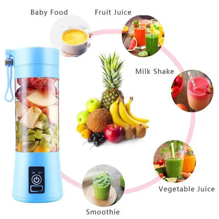 Portable Juicer Cup 380ml For Fresh Fruit And Vegetable Juice On The Go