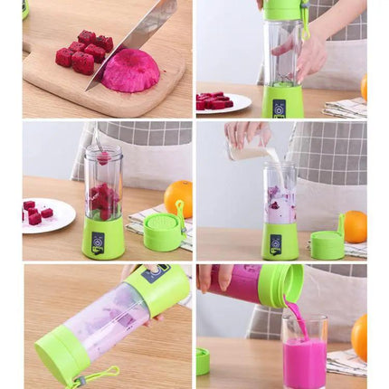 Portable Juicer Cup 380ml For Fresh Fruit And Vegetable Juice On The Go