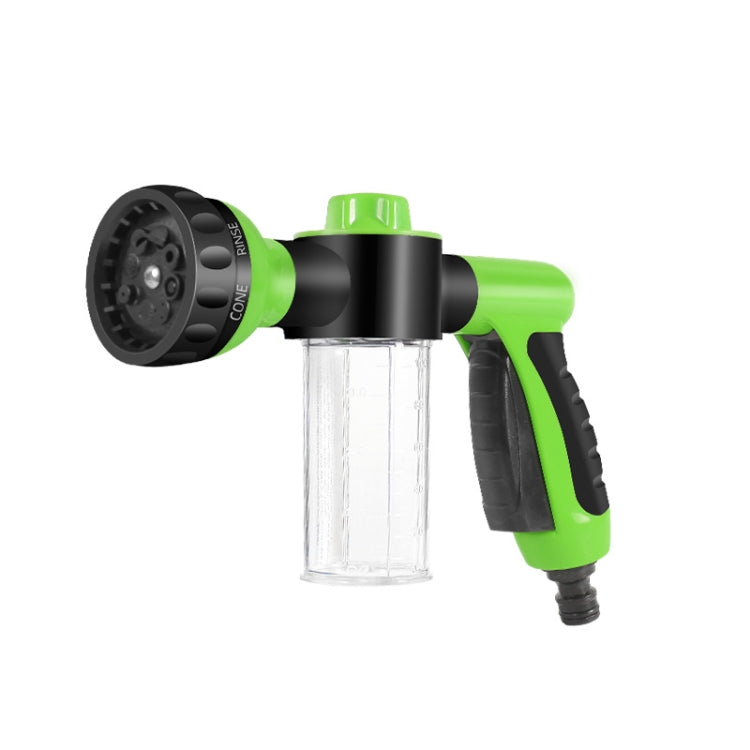 Professional Portable Multifunction Auto Foam Car Washer 3 Grade High Pressure Water Gun Cleaning Washing Foam Nozzle, Green, Yellow, Black